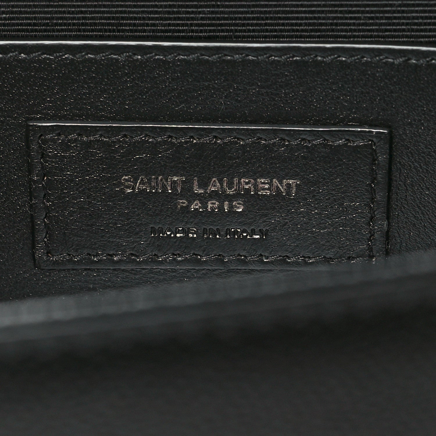 Saint Laurent Grain De Poudre Medium Classic Monogram Monochrome Kate Satchel Black 7 of 10
