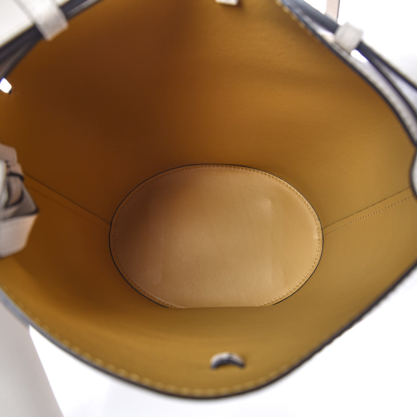 Supple Calfskin Medium Bucket Limestone