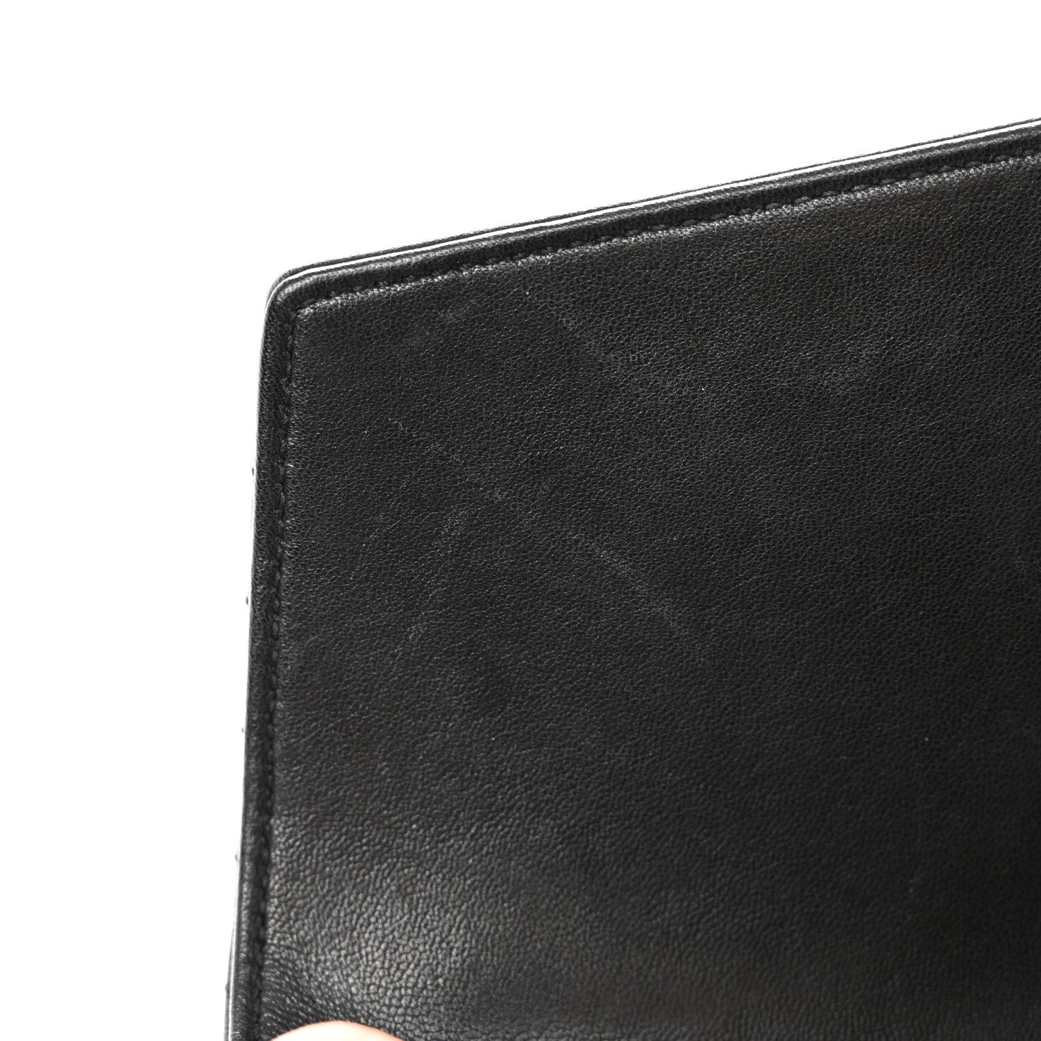 Saint Laurent Lambskin Matelasse Chevron Monogram Small Sulpice Bag Black 16 of 16