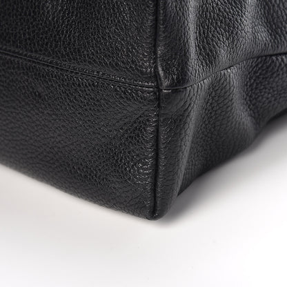 Burberry London Grainy Calfskin Medium Baynard Tote Black 16 of 20
