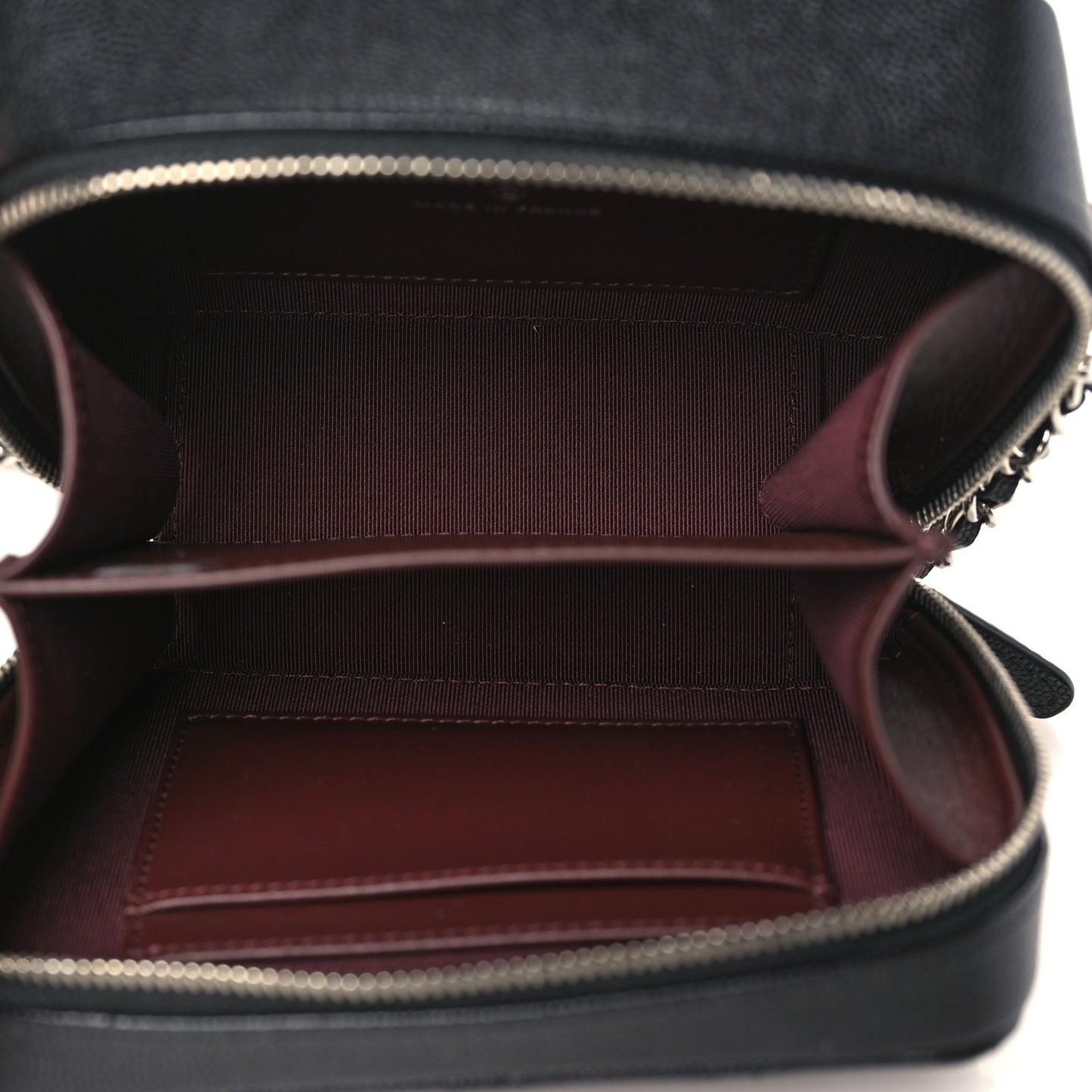Caviar Quilted Camera Bag Black