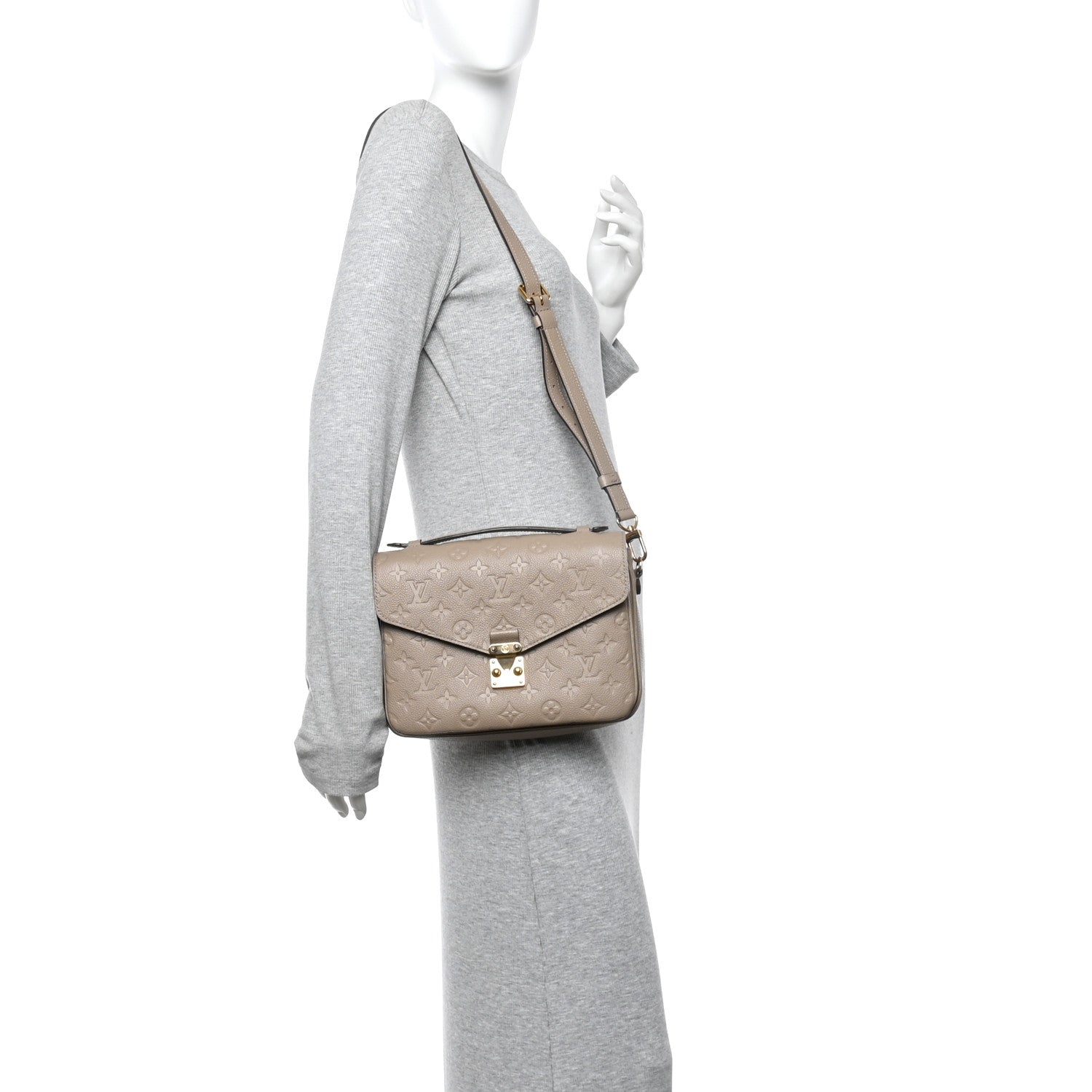 Louis Vuitton Empreinte Pochette Metis Tourterelle 2 of 10