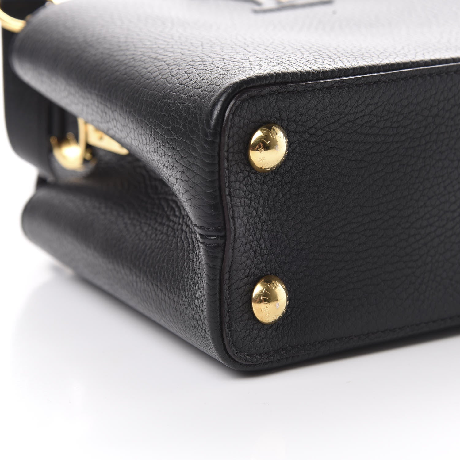 Louis Vuitton Taurillon Capucines BB Black 9 of 13