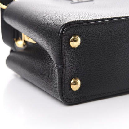Louis Vuitton Taurillon Capucines BB Black 9 of 13
