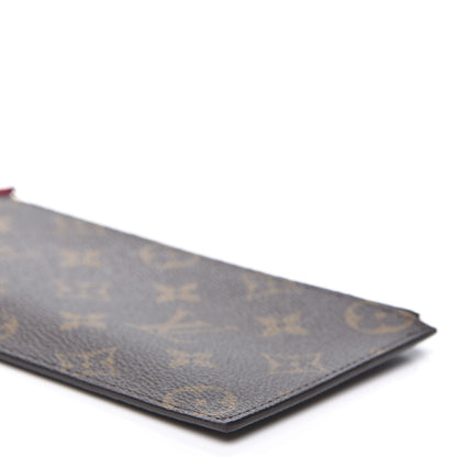 Louis Vuitton Monogram Felicie Chain Wallet Zippered Insert Fuchsia 6 of 7
