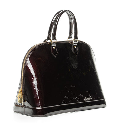 Louis Vuitton Vernis Alma GM Amarante 3 of 6