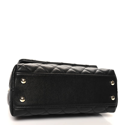 Chanel Caviar Quilted Mini Coco Handle Flap Black 4 of 10