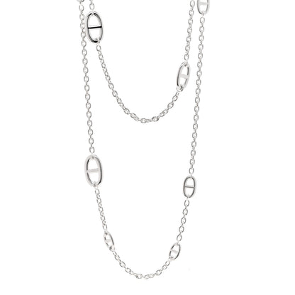 Hermes Sterling Silver Farandole Necklace 120 1 of 5
