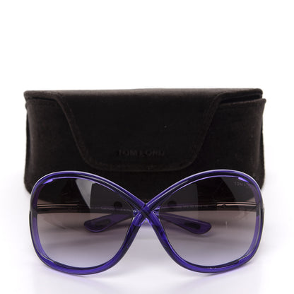Tom Ford Acetate Whitney Crossover Sunglasses TF9 Purple 8 of 8