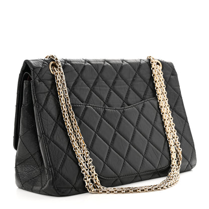 Chanel Aged Calfskin Quilted 2.55 Reissue 227 Flap Black 3 of 10