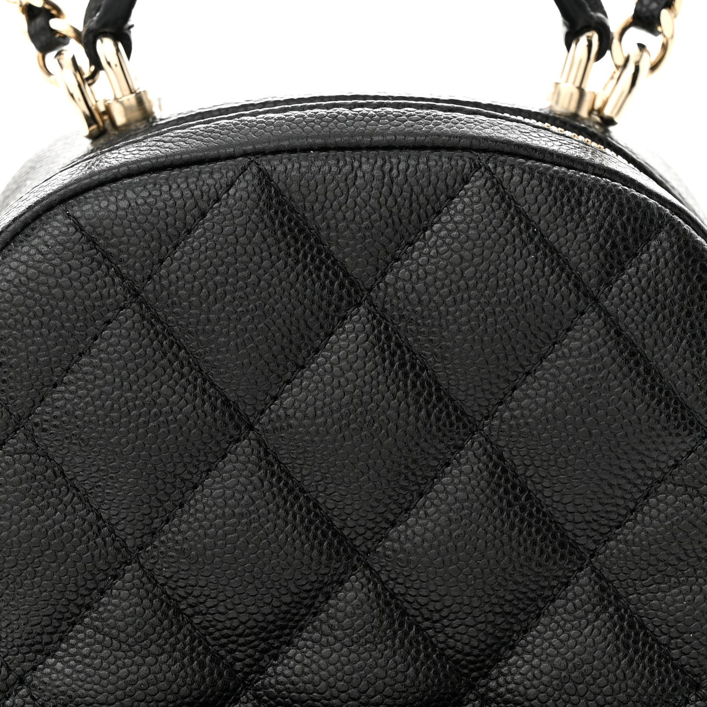 Caviar Quilted CC Mini Classic Backpack Black