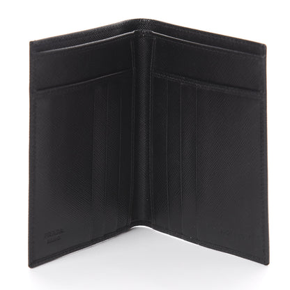 Prada Saffiano Bi-Fold Wallet Black 4 of 6