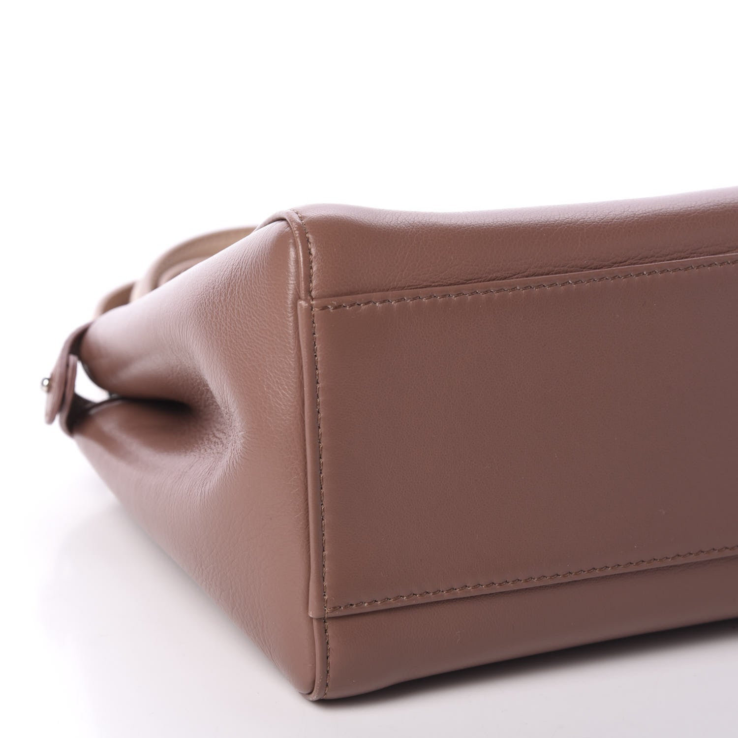 Fendi Nappa Colorblock Mini Peekaboo Iconic Satchel English Rose Plaster Oxigen 8 of 13