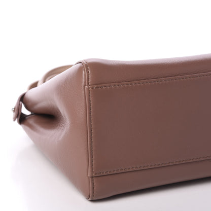 Fendi Nappa Colorblock Mini Peekaboo Iconic Satchel English Rose Plaster Oxigen 8 of 13