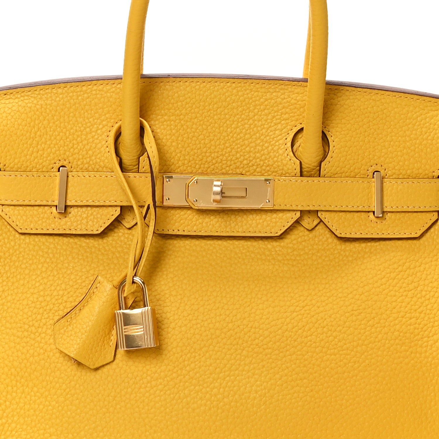 Hermes Togo BIRKIN 30 Jaune Ambre 8 of 10
