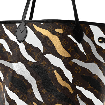Louis Vuitton x LoL Monogram Neverfull MM Gold Silver 7 of 10