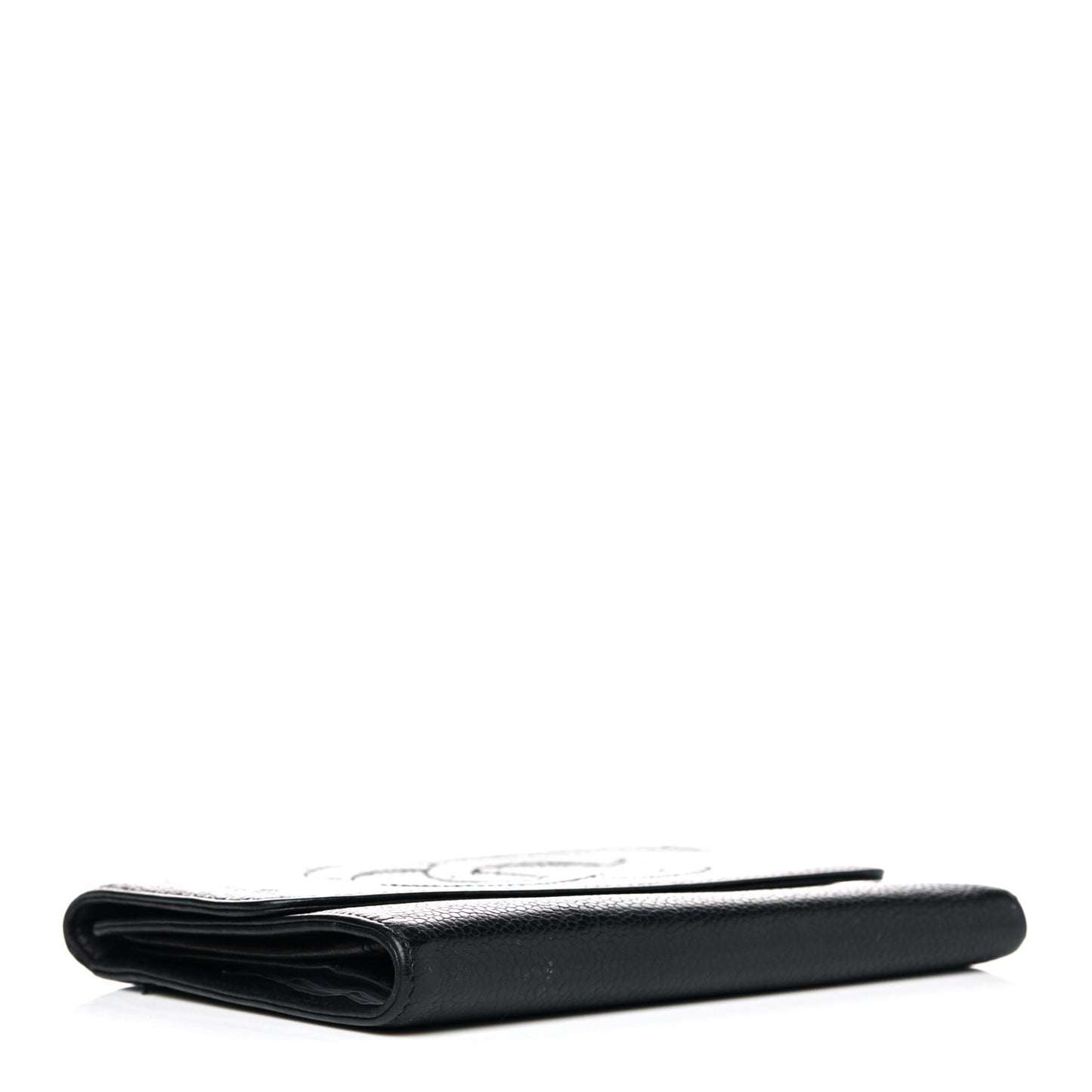 Caviar Timeless CC Flap Wallet Black
