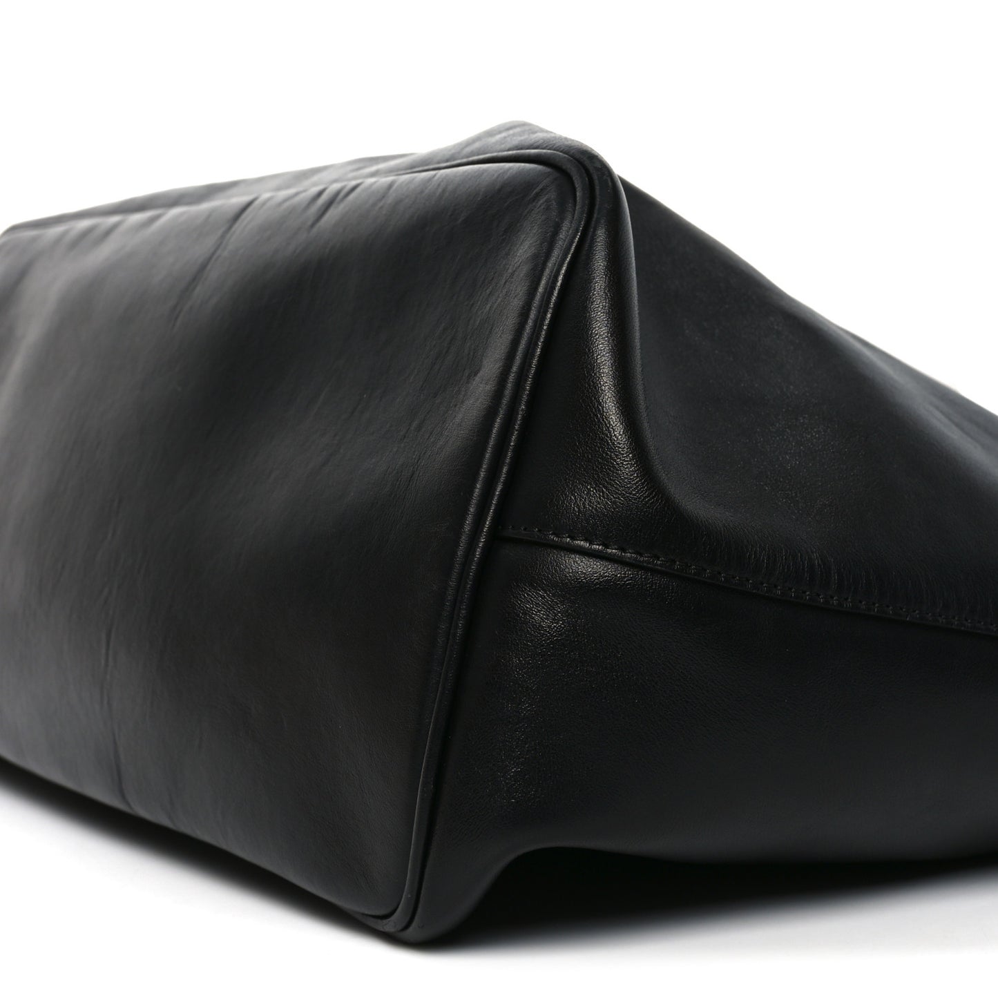 Calfskin Gothic Large Antigona Tote Black
