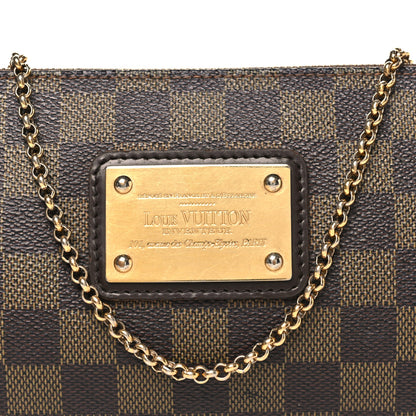 Louis Vuitton Damier Ebene Eva Clutch 6 of 9