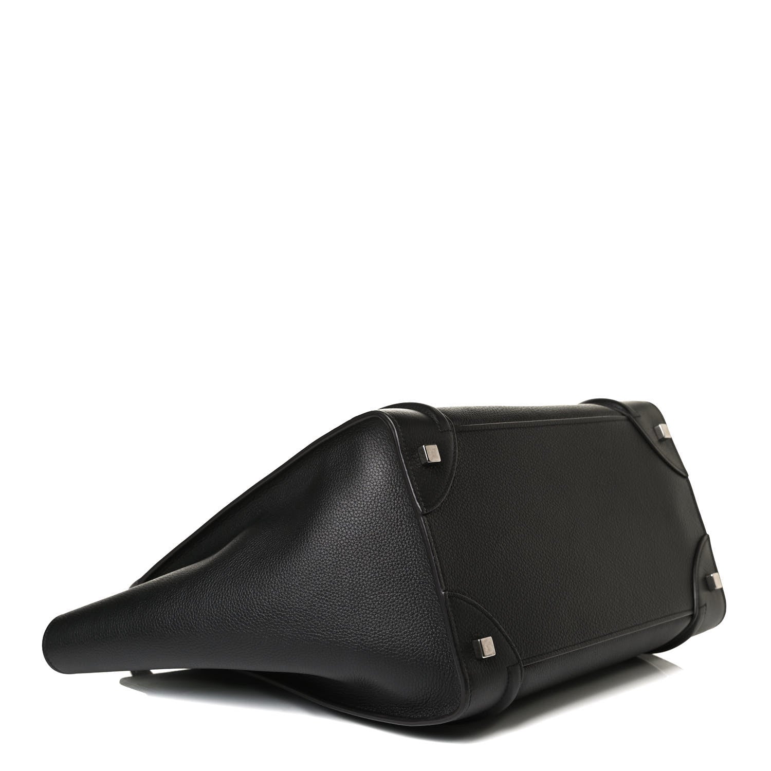 Celine Drummed Calfskin Mini Luggage Black 5 of 17