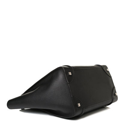 Celine Drummed Calfskin Mini Luggage Black 5 of 17