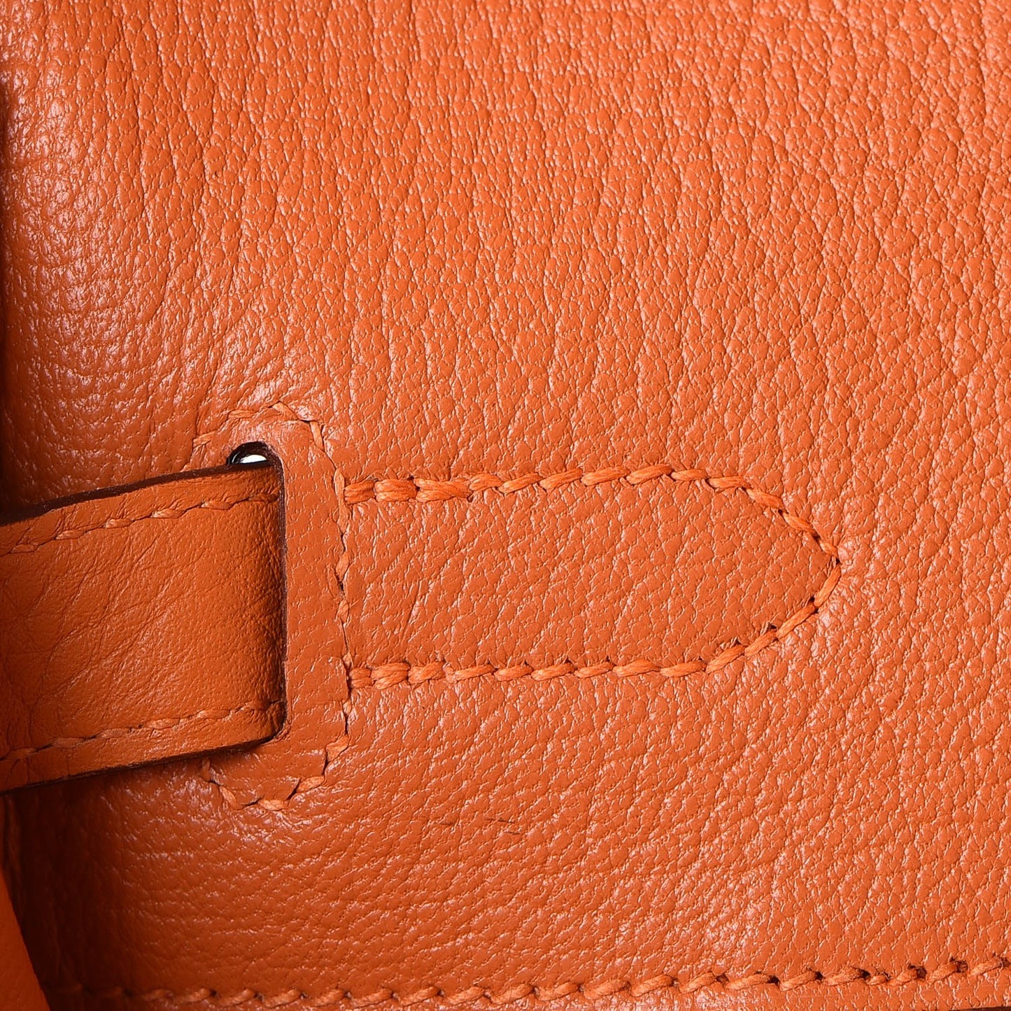 Taurillon Clemence Birkin 35 Orange