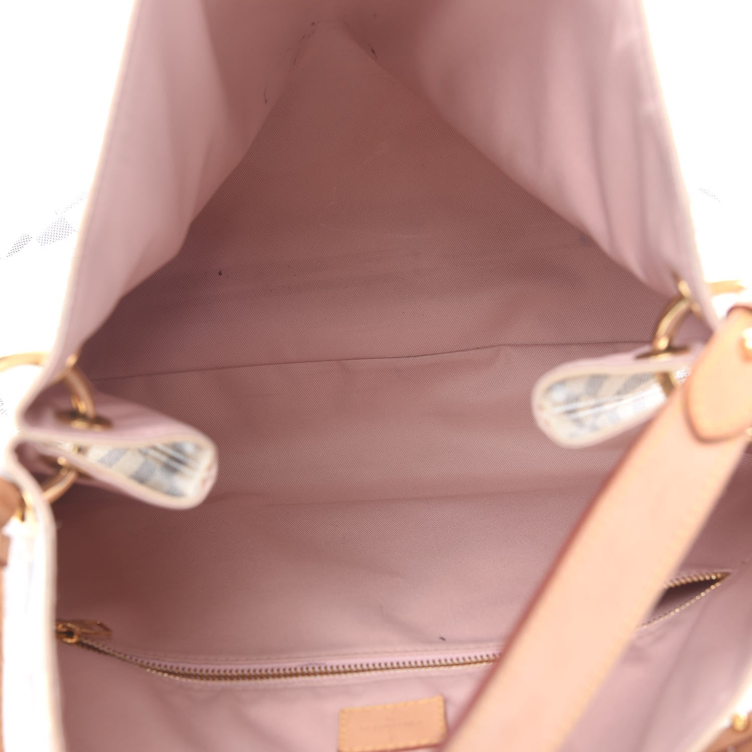Louis Vuitton Damier Azur Graceful MM Rose Ballerine 8 of 15