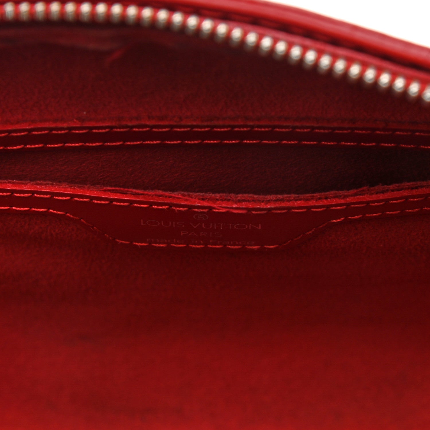 Louis Vuitton Epi Soufflot Castillan Red 10 of 17