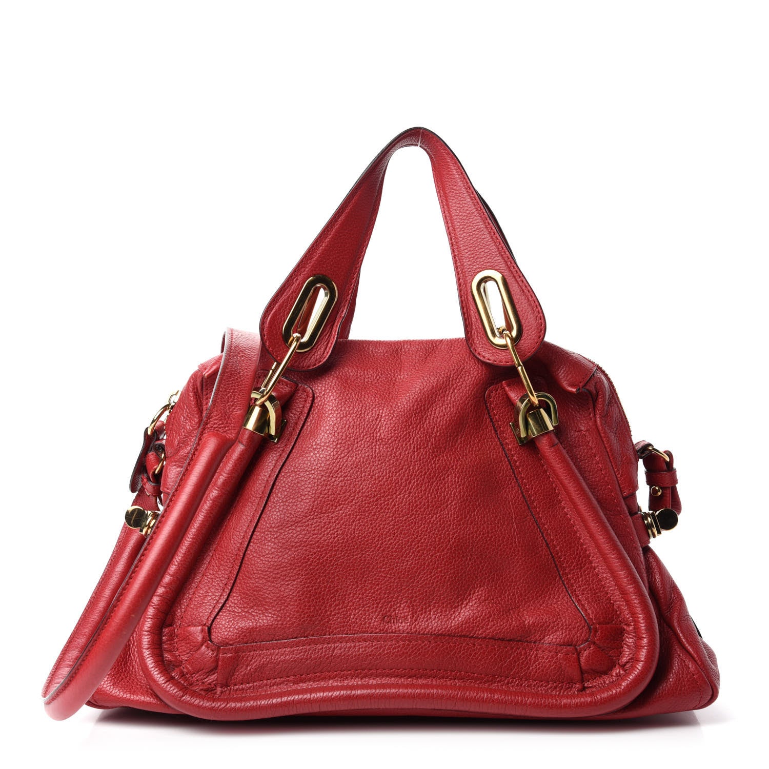 Chloe Calfskin Medium Paraty Holly Berry 1 of 10