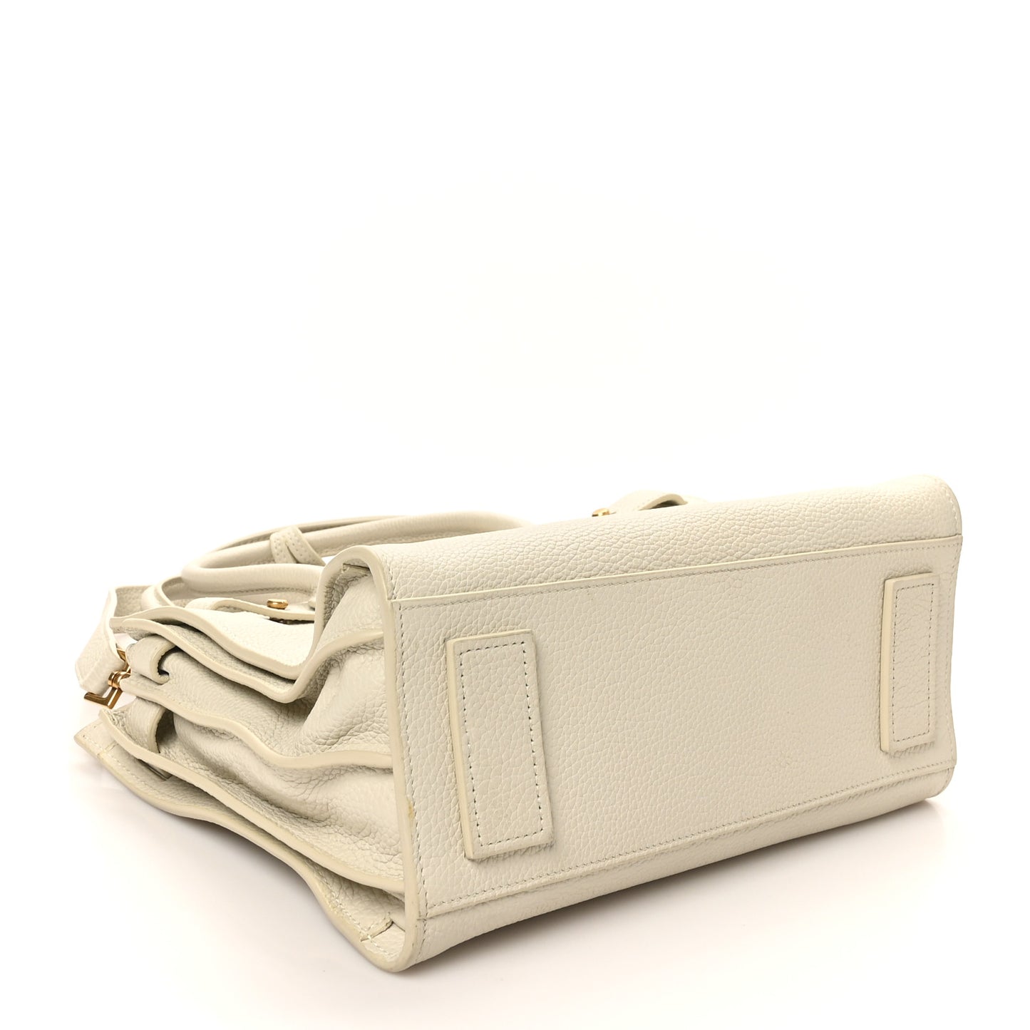 Grained Calfskin Baby Sac De Jour Souple Ivory