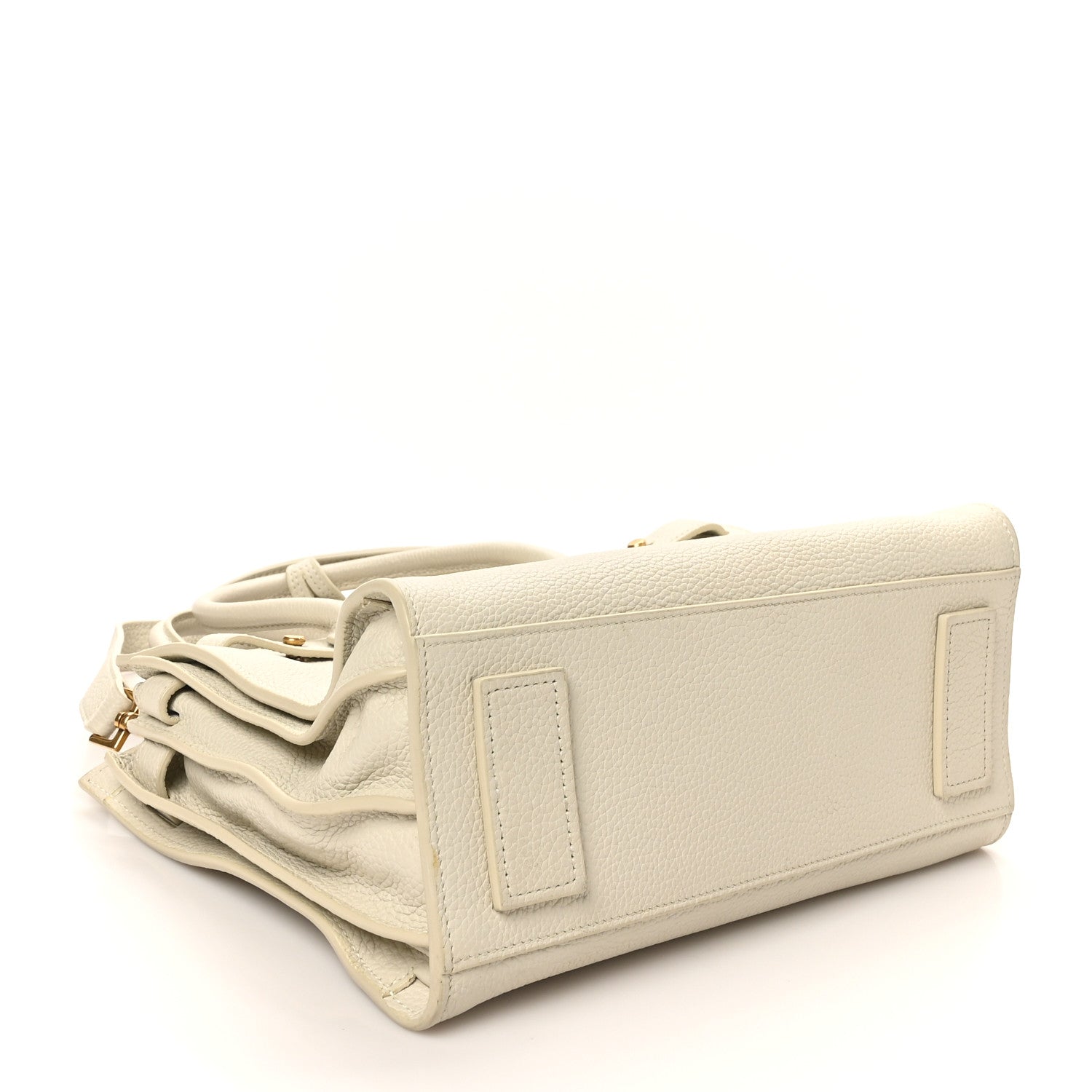 Saint Laurent Grained Calfskin Baby Sac De Jour Souple Ivory 4 of 10