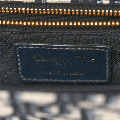 Christian Dior Oblique 30 Montaigne Chain Flap Bag Blue 6 of 9