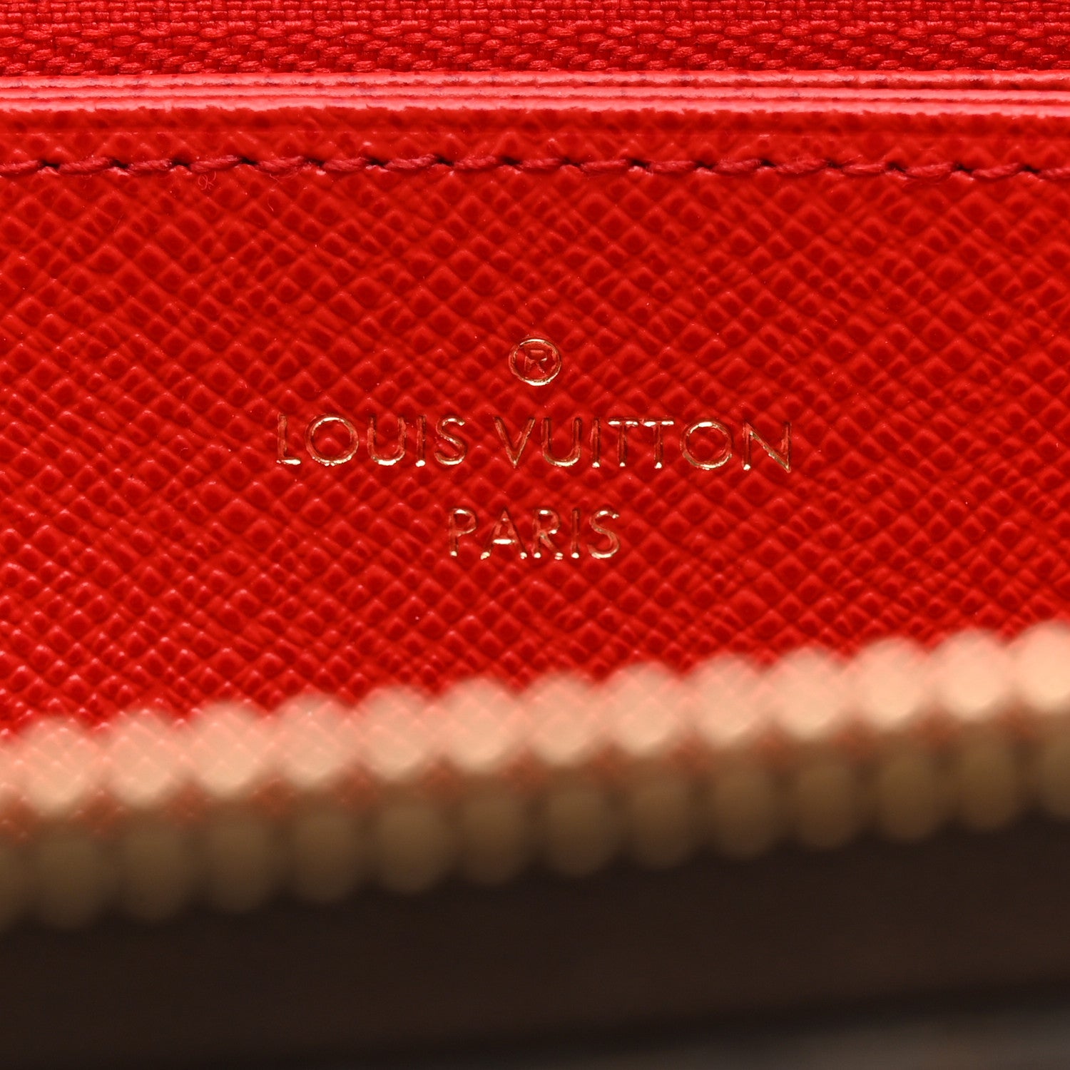 Louis Vuitton Monogram Zippy Wallet Coquelicot 6 of 10