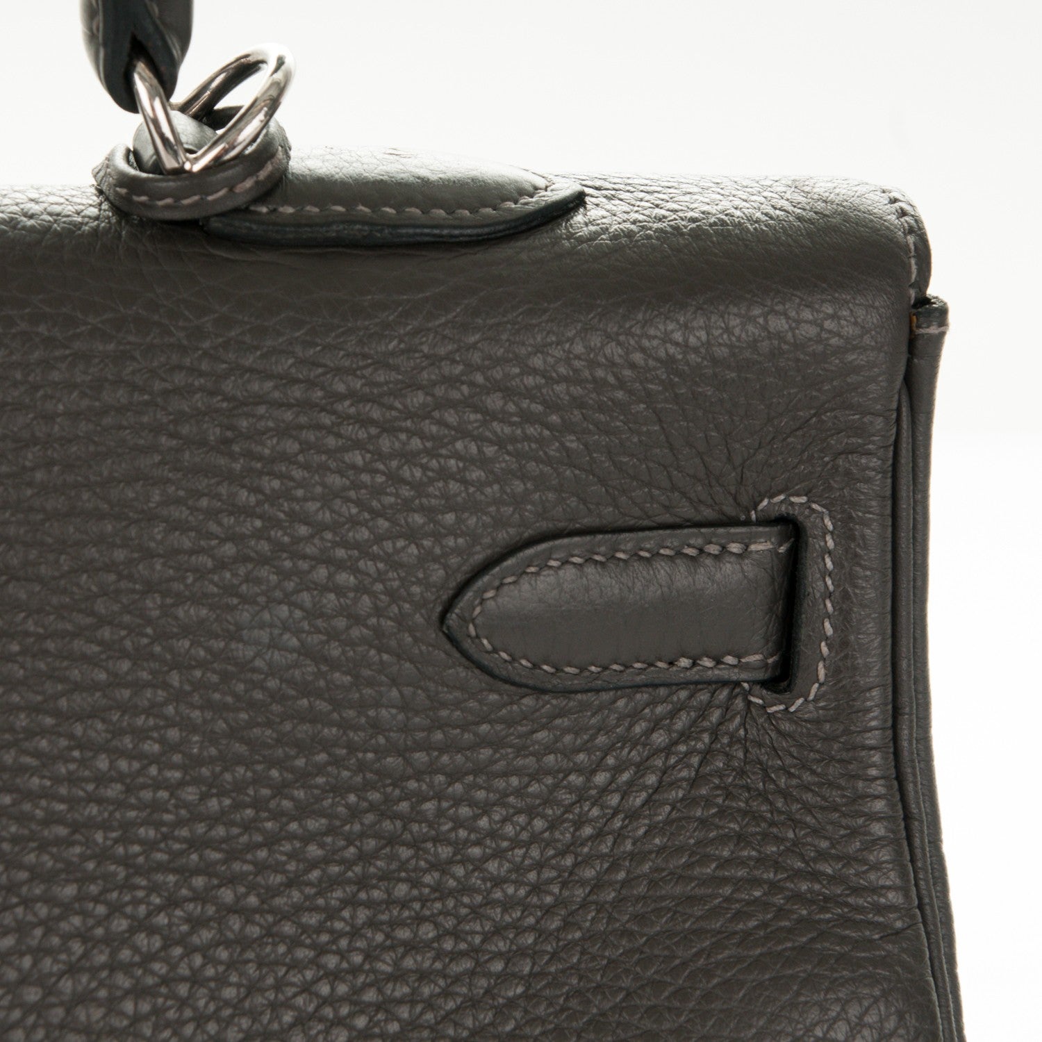Hermes Taurillon Clemence Kelly Retourne 35 Graphite 14 of 27