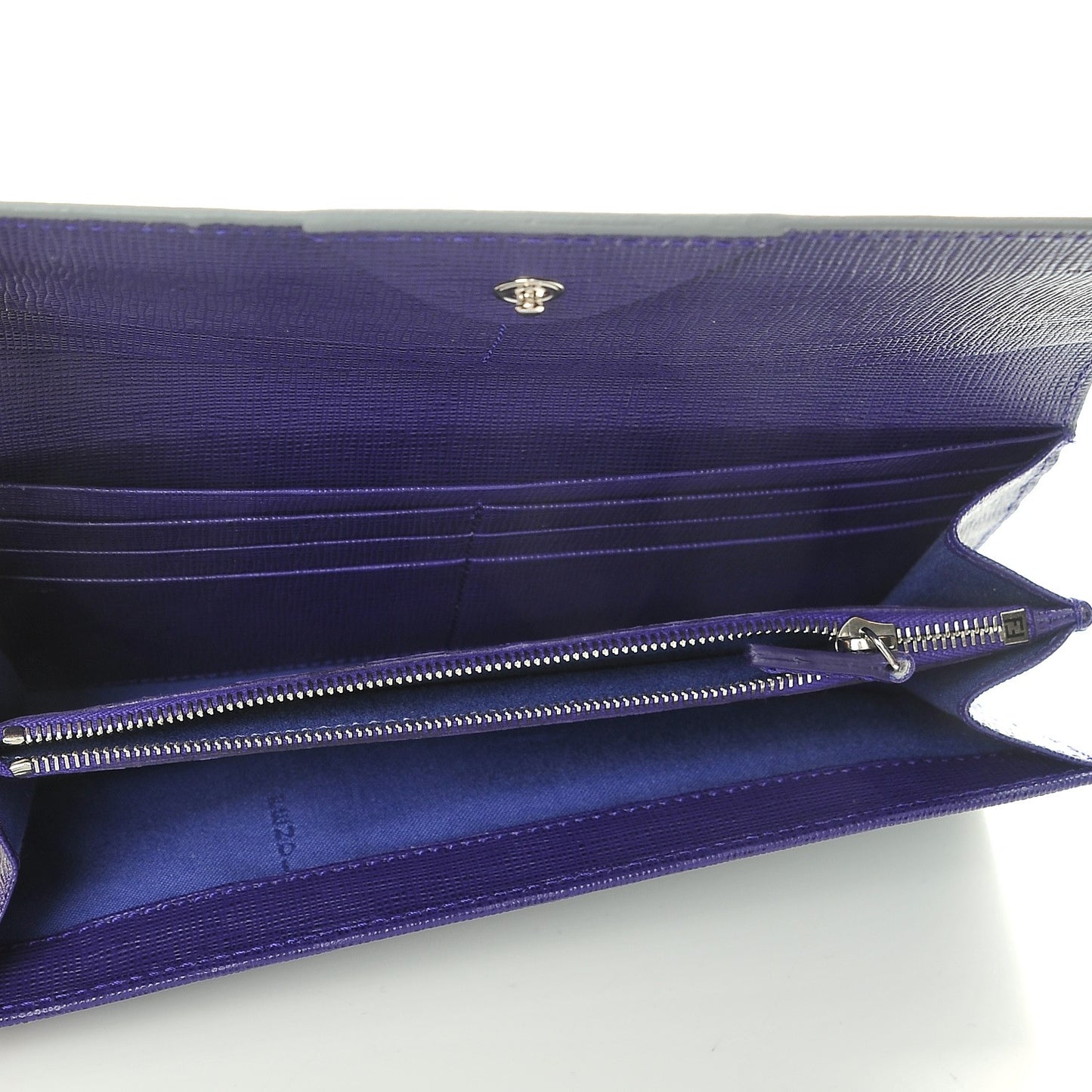 Vitello Elite Studded Hypnoteyes Continental Wallet Polvere Multicolor