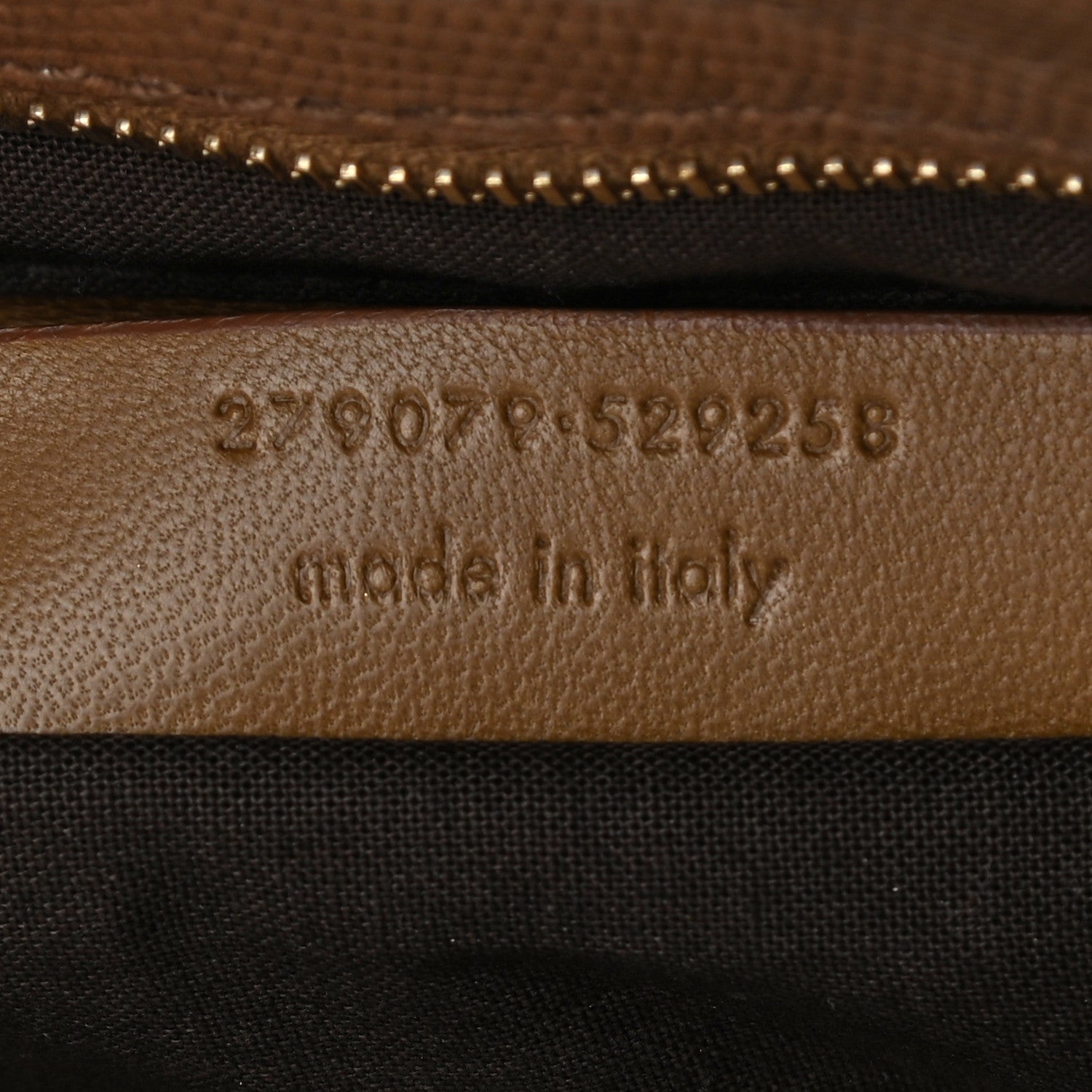 Saint Laurent Lizard Calfskin Embossed Medium Cabas ChYc Brown 13 of 24