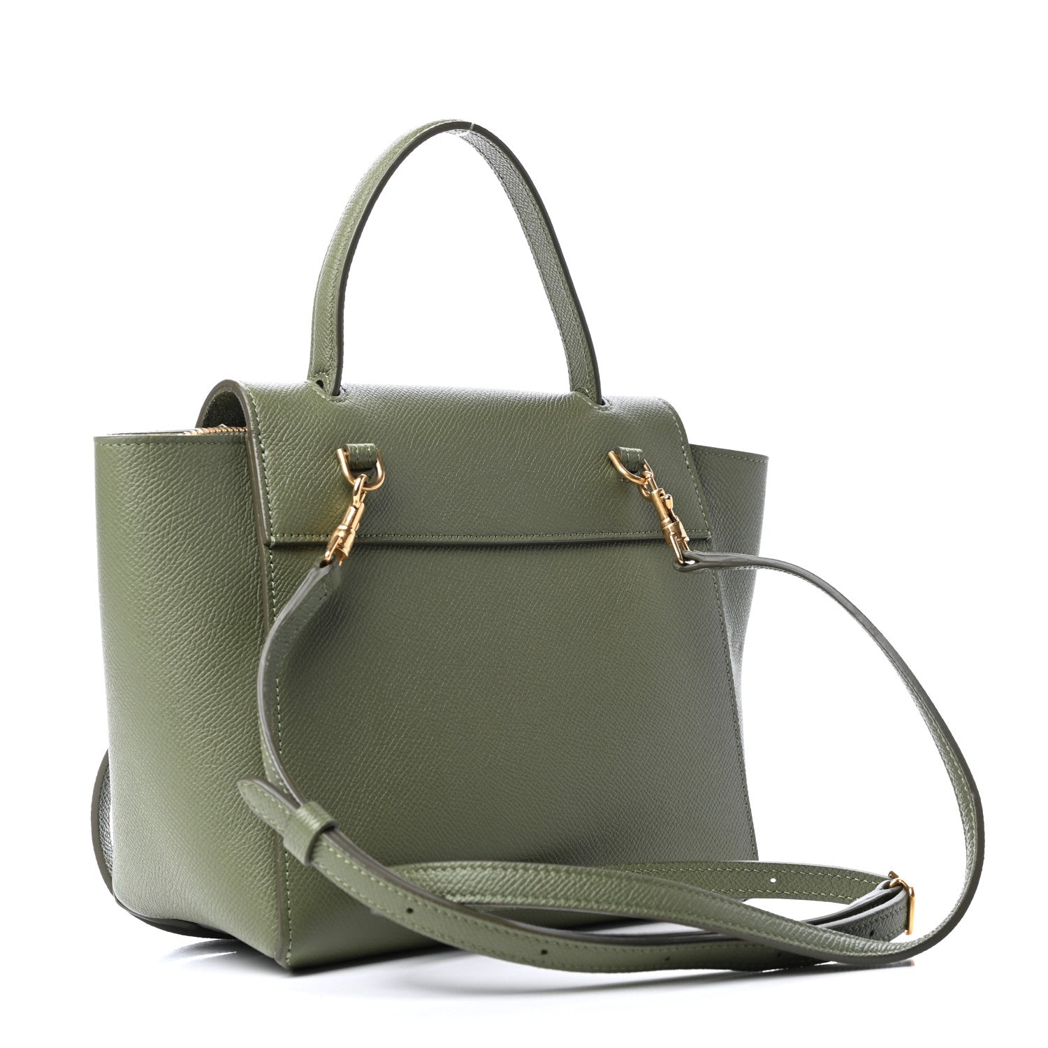 Celine Grained Calfskin Nano Belt Bag Light Khaki 3 of 11