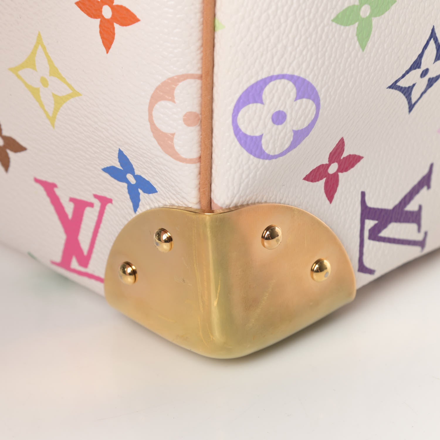 Louis Vuitton Monogram Multicolor Speedy 40 White 9 of 12