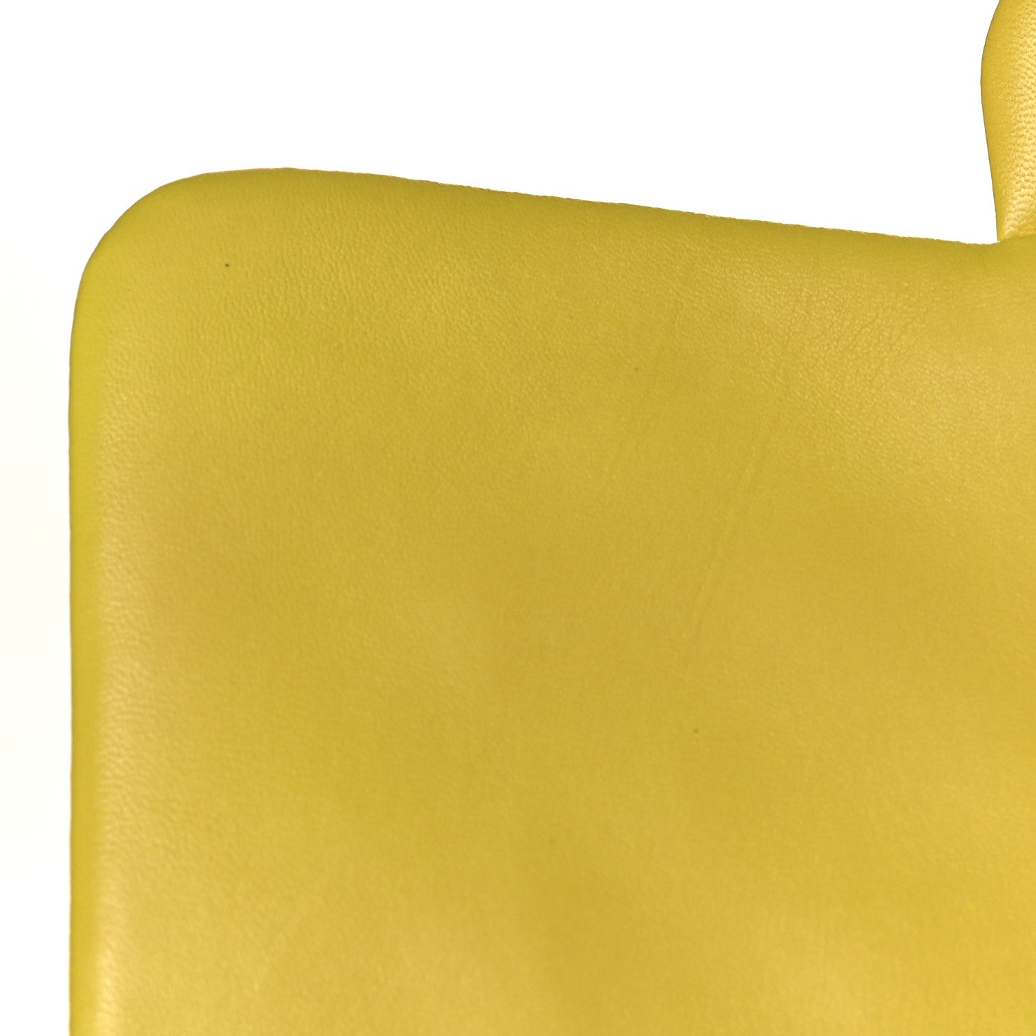 Chanel Lambskin Quilted Jumbo Single Flap Yellow 13 of 15