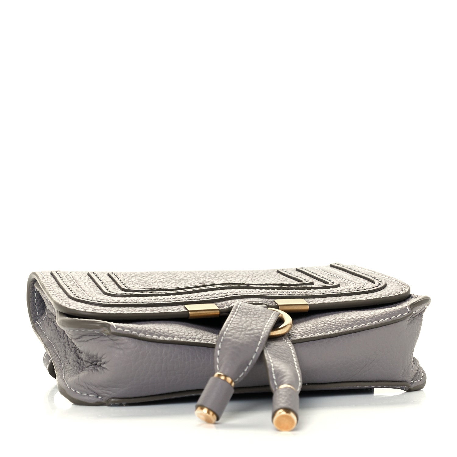 Chloe Calfskin Marcie Convertible Belt Bag Cashmere Grey 3 of 9
