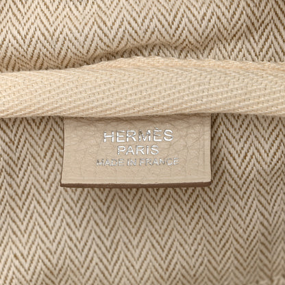 Hermes Taurillon Clemence Victoria II 35 Craie 6 of 10