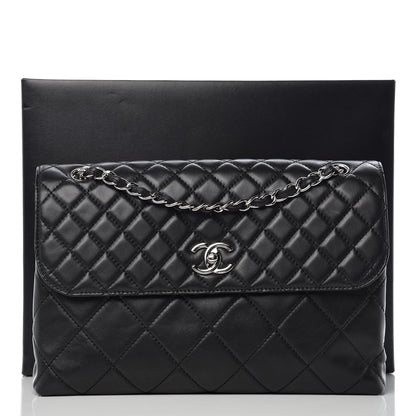 Chanel Calfskin Quilted In The Business Flap Bag Black 13 of 13