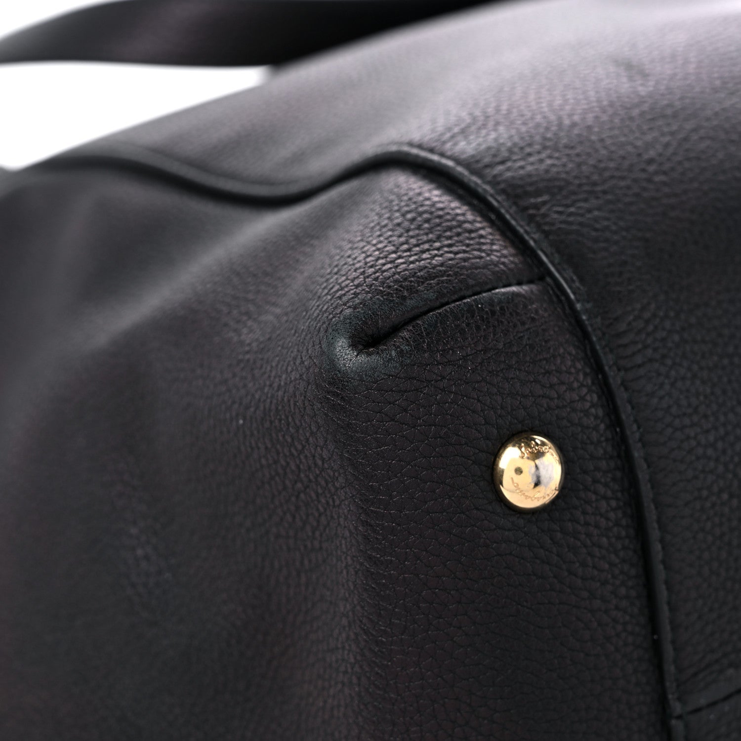 Salvatore Ferragamo Grained Calfskin Bitter Pocket Tote Black 10 of 15
