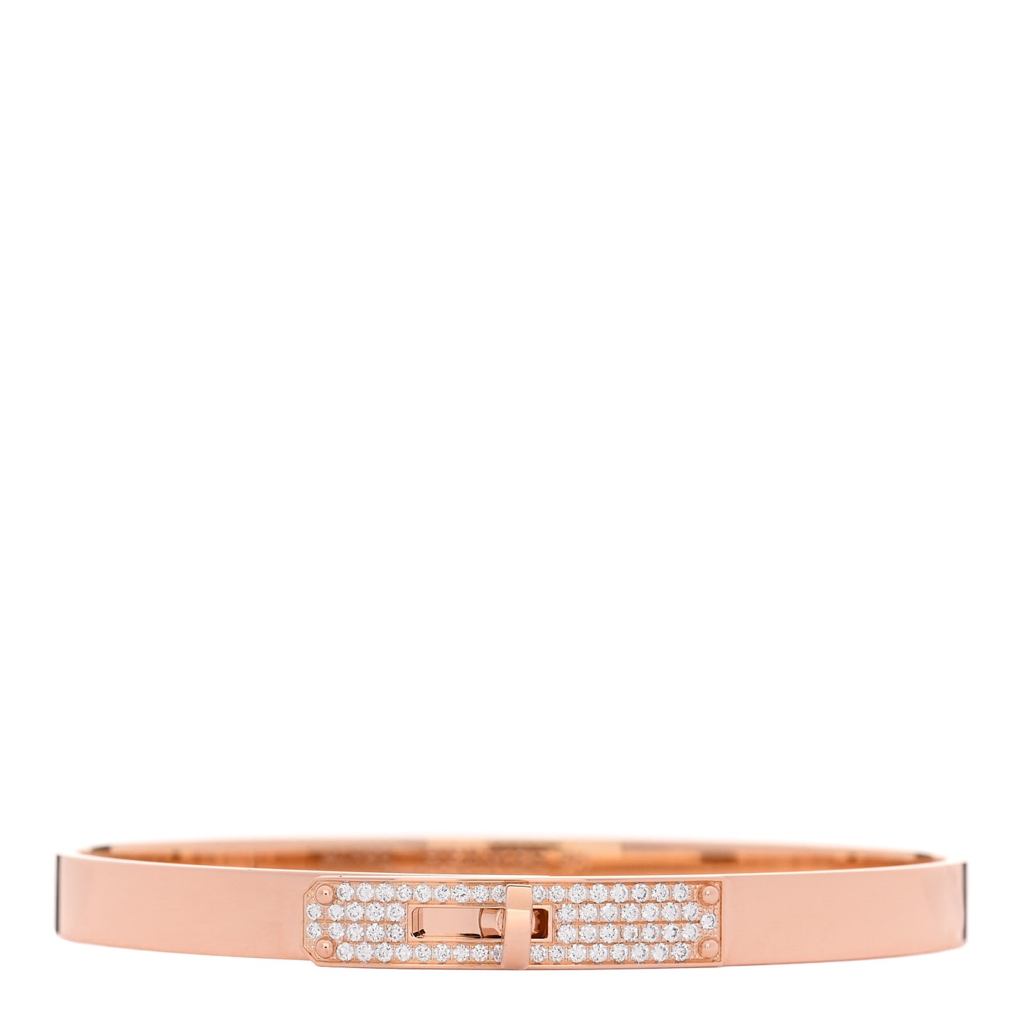 18K Rose Gold Diamond PM Kelly Pave Bracelet SH