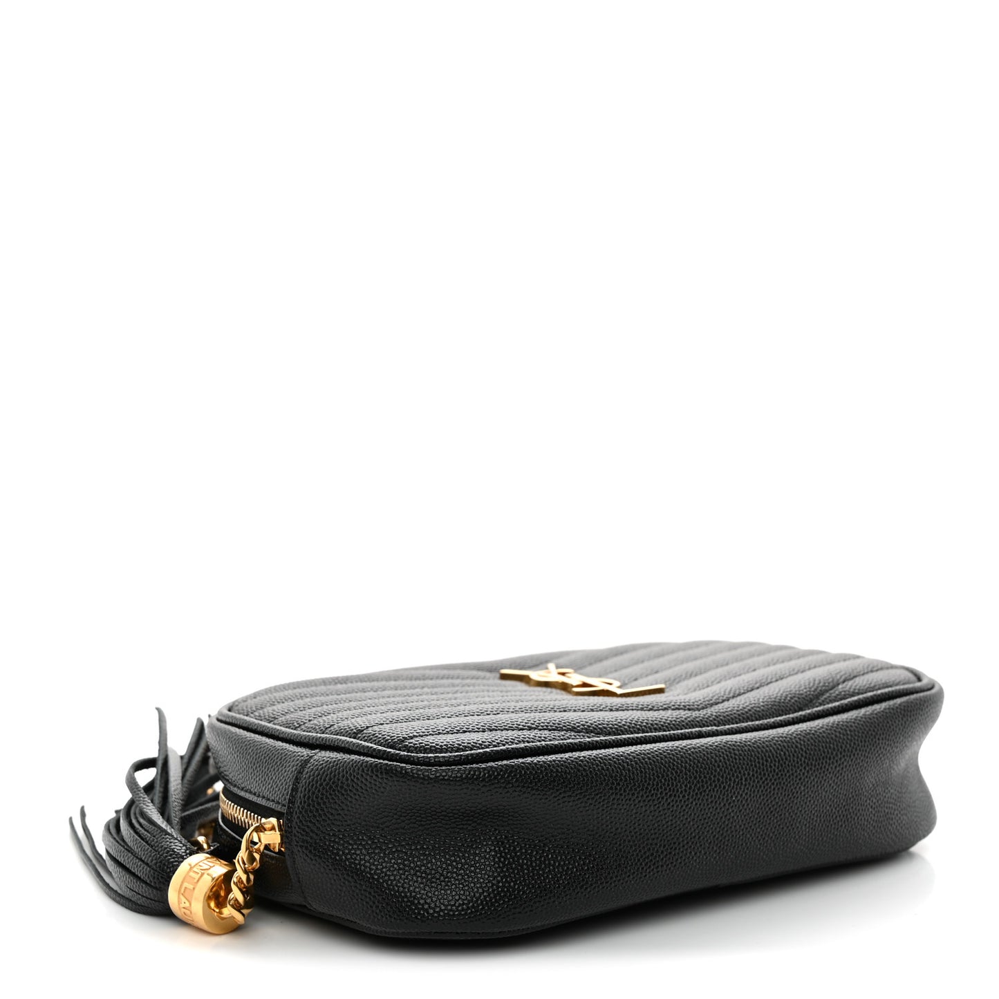 Grain De Poudre Matelasse Monogram Mini Lou Camera Bag Black