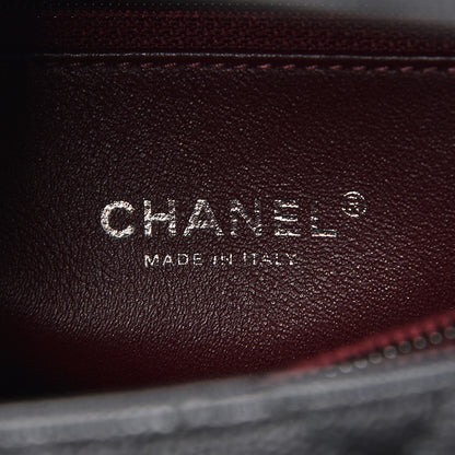 Chanel Caviar Lizard Quilted Medium Coco Handle Flap Black 6 of 9