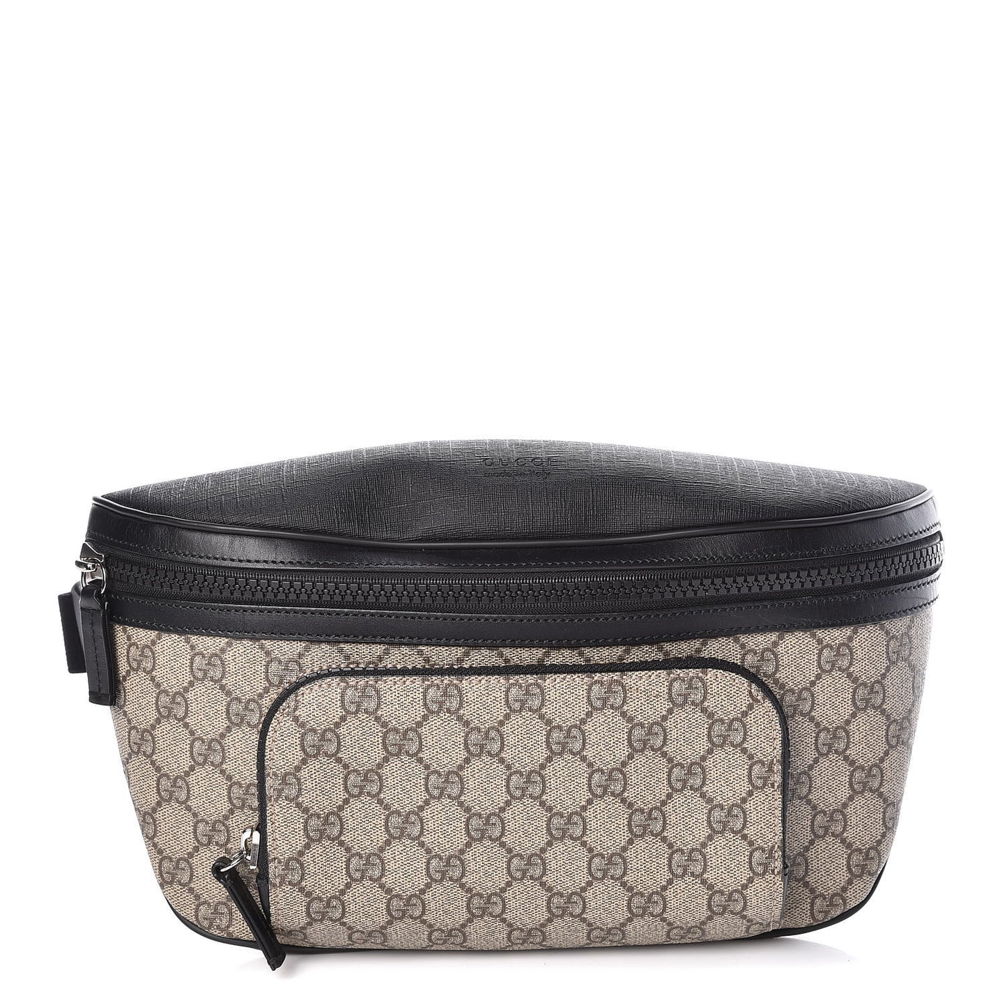 GG Supreme Monogram Belt Bag Black
