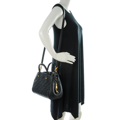 Louis Vuitton Empreinte Montaigne BB Black 2 of 7