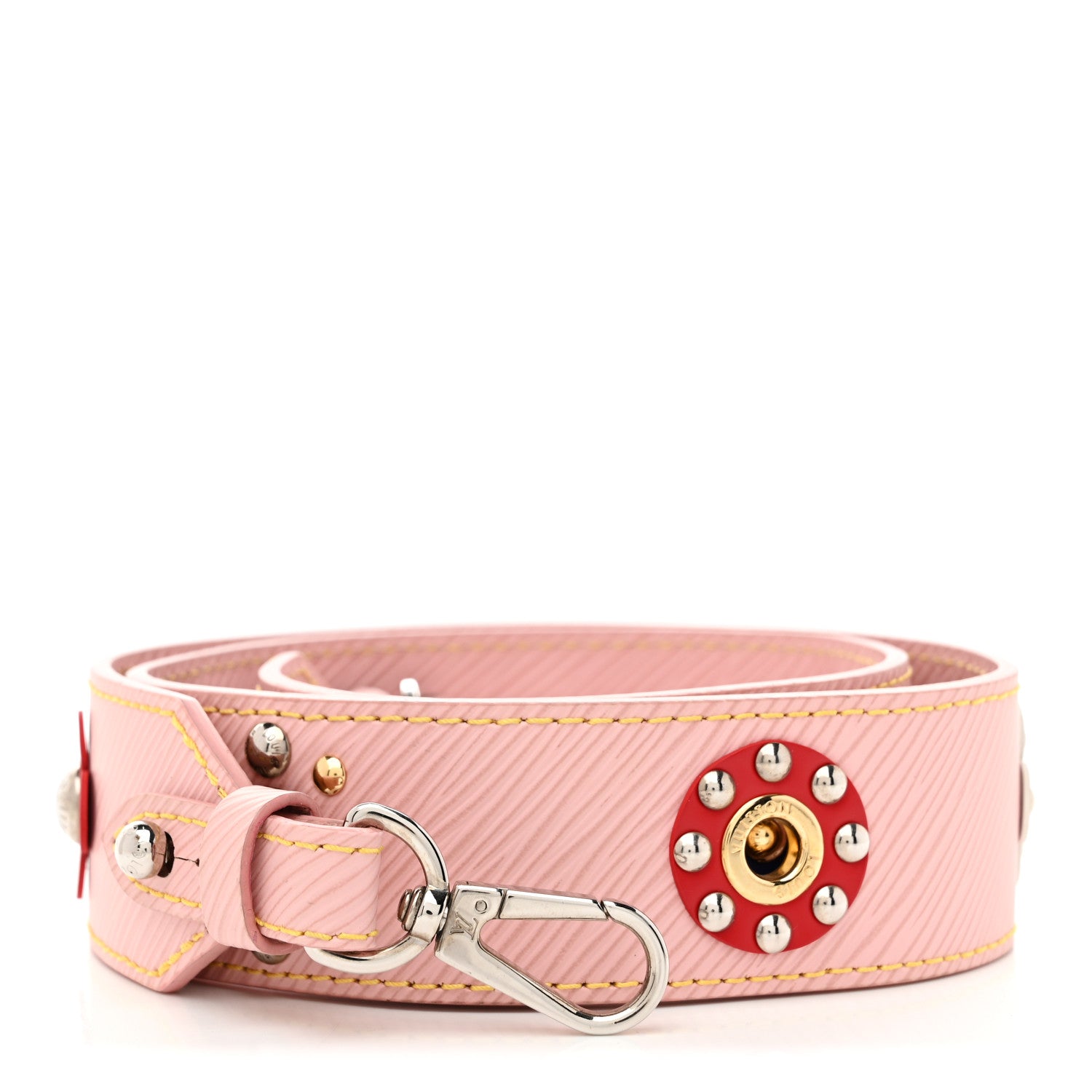 Louis Vuitton Epi Mechanical Flowers Bandouliere Shoulder Strap Rose Ballerine 1 of 5