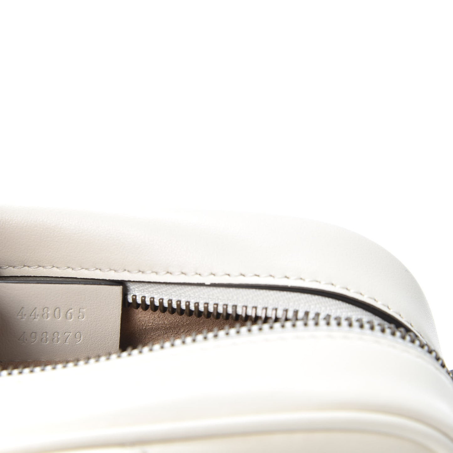 Calfskin Matelasse Mini GG Marmont Chain Shoulder Bag White